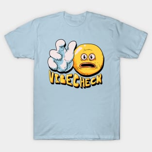 Vibe Check - Cursed Vibe Check Emoji Hand Dank Meme T-Shirt